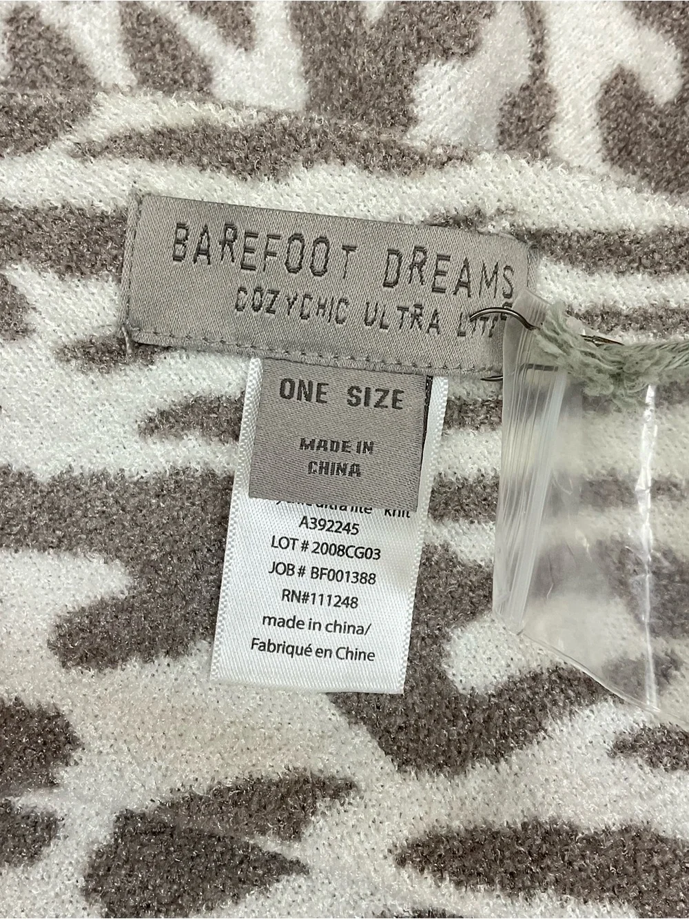 Barefoot Dreams Cozychic Ultra Lite Ocean Breeze Poncho One Size